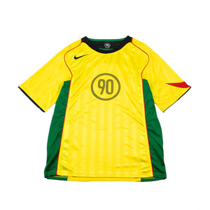 Nike Total 90 Dri-FIT Soccer Jersey (Tour Yellow/Black/Sport Red/Black)