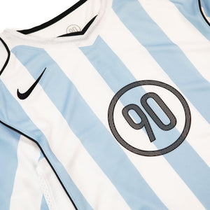 Nike Total 90 Dri-FIT Soccer Jersey (Psychic Blue/White/Black)