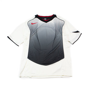 Total 90 Dri-FIT Short-Sleeve Soccer Jersey (Sail/Black/Black/Gym Red)