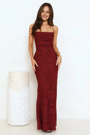 Bridge To Wonderland Maxi Dress Plum