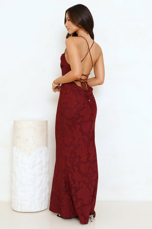 Bridge To Wonderland Maxi Dress Plum