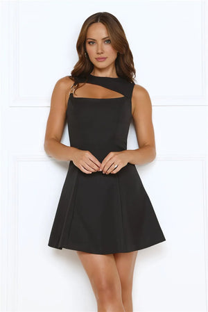 Glow Theory Mini Dress Black