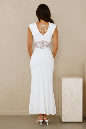 Spellbound By You Maxi Dress White