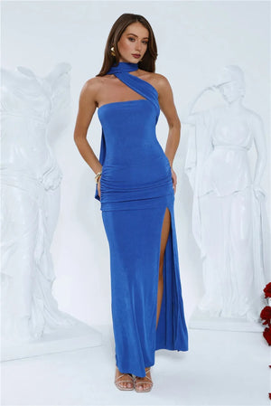 Style Is Attitude Maxi Dress Cobalt