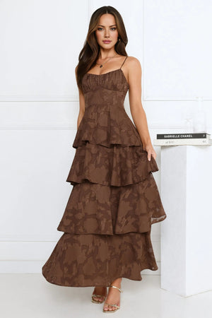 Thriving Now Maxi Dress Brown