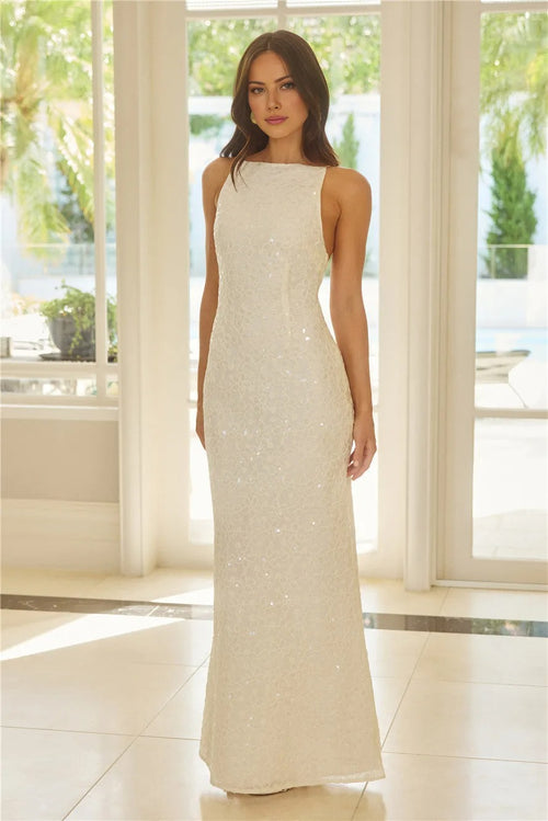 Tidepool Dreams Maxi Dress White