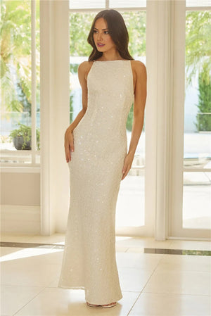 Tidepool Dreams Maxi Dress White