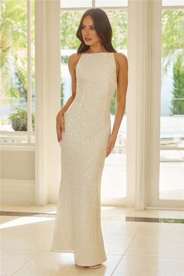 Tidepool Dreams Maxi Dress White